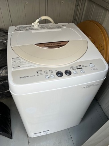 洗濯機 SHARP ES-GE45P