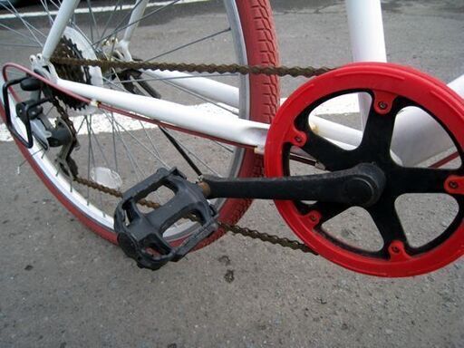 ☆ 26インチ クロスバイク 6段変速 GRAPHIS ホワイト 白 自転車