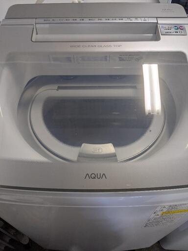 【値下げしました】洗濯機　アクア　10キロ　乾燥5キロ　2020年製　AQW-GTW100J