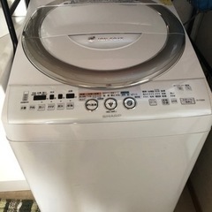 【さらに値下げ】SHARP 電気洗濯乾燥機 ES-TG830