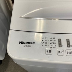 Hisense ハイセンス 洗濯機 HW-E4503 2021年製 4.5kg