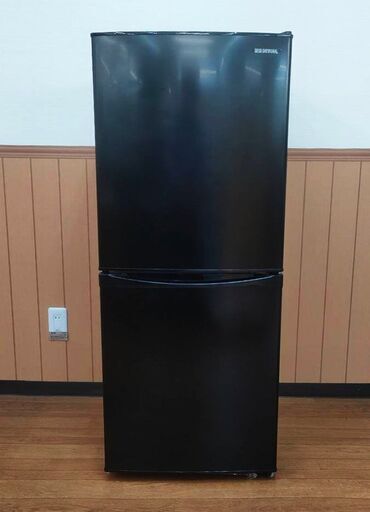 【2021年製】アイリスオーヤマ ノンフロン冷凍冷蔵庫 142Ｌ ブラック IRSD-14A-B