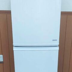 シャープ ノンフロン冷凍冷蔵庫 137Ｌ ホワイト SJ-C14C-W