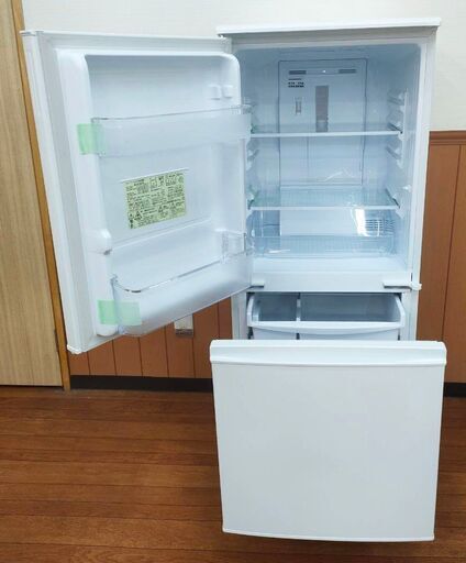 シャープ ノンフロン冷凍冷蔵庫 137Ｌ ホワイト SJ-C14C-W chateauduroi.co
