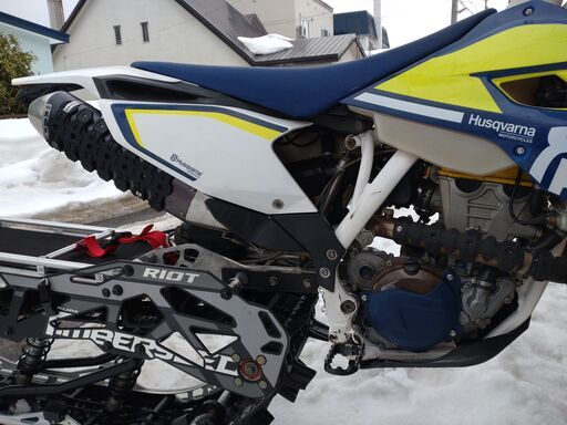 ★☆スノーバイク札幌よりHusqvarna ハスクバーナ FE350 2016 ティンバースレッド Timbersled RIOT 2020 120インチ☆★ スノーバイク札幌よりHusqvarna ハスクバーナ FE350 2016 ティンバー
