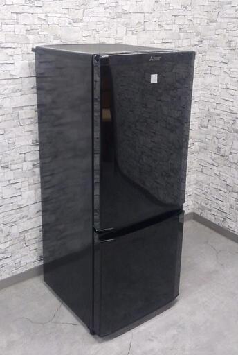 IPK-087 三菱 2ドア ノンフロン冷凍冷蔵庫 MR-P15EZ-KK1 2016年 146L