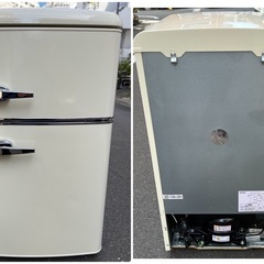 ￥11000(税込み)ノンフロン冷凍冷蔵庫 81L PRR-082D-B 2021年製(4ー01)