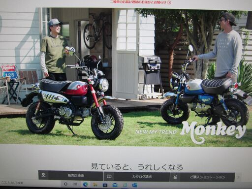 本日入荷です！限定一台です！ご予約販売ですが・・・希少なモンキー125 正規ディーラー車です。２年保証！盗難保険サービス！パールシャイニングブラック！