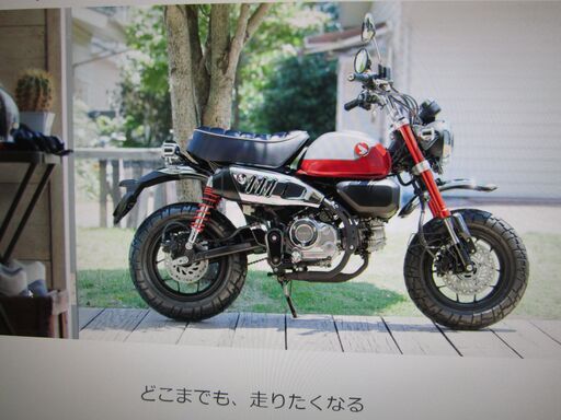 本日入荷です！限定一台です！ご予約販売ですが・・・希少なモンキー125