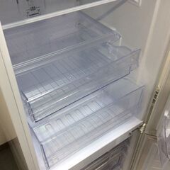 4/8受渡済)JT3973【SHARP/シャープ 2ドア冷蔵庫】美品 2016年製 SJ-