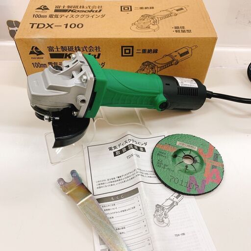 工具　富士製砥　ディスクグラインダ　TDX-100