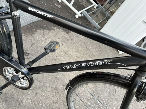 COVENTRY シティーサイクル 27インチ 6段変速 鍵付き ブラック 自転車 ☆ PayPay(ペイペイ)決済可能 ☆ 札幌市 白石区 東札幌 アウトレットモノハウス白石店