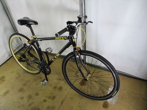 B869☆14800円☆整備済み スポーツ中古自転車 アルミ ブラック 7段変速