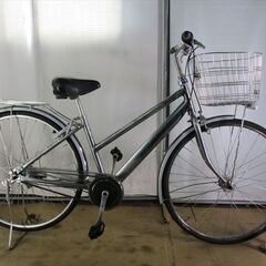 B874　限定特価　整備済み★ブリヂストン　アルベルト　シルバー　5段変速★ 中古自転車 【27インチ 】