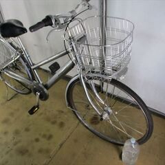 B874　限定特価　整備済み★ブリヂストン　アルベルト　シルバー　5段変速★ 中古自転車 【27インチ 】