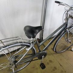 B874　限定特価　整備済み★ブリヂストン　アルベルト　シルバー　5段変速★ 中古自転車 【27インチ 】