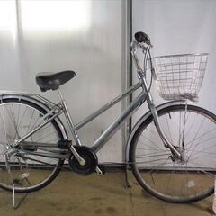B875　限定特価　整備済み★ブリヂストン　アルベルト　ロイヤル　シルバー★ 中古自転車 【26インチ 】