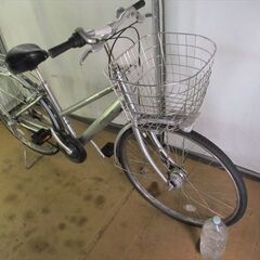 B875　限定特価　整備済み★ブリヂストン　アルベルト　ロイヤル　シルバー★ 中古自転車 【26インチ 】