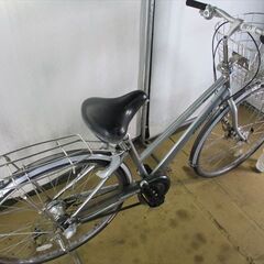 B875　限定特価　整備済み★ブリヂストン　アルベルト　ロイヤル　シルバー★ 中古自転車 【26インチ 】