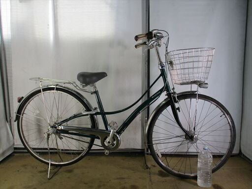 B879　処分特価　整備済み★ブリヂストン　ロココ　グリーン★ 中古自転車 【27インチ 】