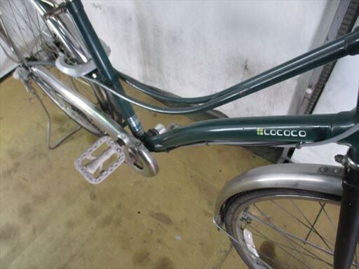 B879 処分特価 整備済み☆ブリヂストン ロココ グリーン☆ 中古自転車