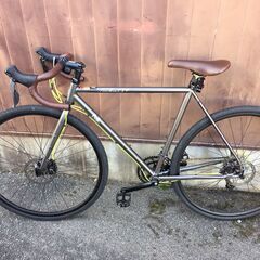 販売済【077】FUJI FEATHER CX+ グラベルロードバイク 56cm フジ自転車 