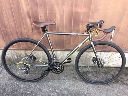 ※販売済【077】FUJI FEATHER CX+ グラベルロードバイク 56cm フジ自転車 ロードバイク