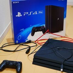 【ネット決済・配送可】PS4 Pro CUH-7000B 1TB 本体