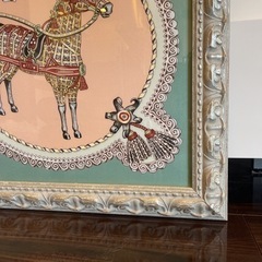 エルメス　カレ90 額装　ほぼ未使用