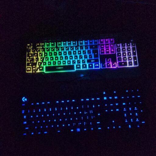 ゲーミングキーボード2個