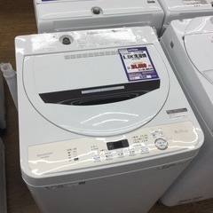 H-43【ご来店頂ける方限定】SHARPの6、0Kg洗濯機です