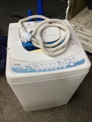 東芝電気洗濯機　☆簡易乾燥で乾きが早い！風呂水ホース付き☆     284