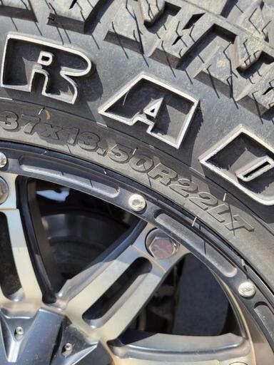 37×13.50R22 FUEL OFFROAD ラングラー タイヤアルミセット