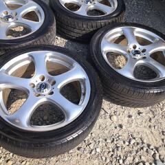 18インチ　タイヤホイール　使用可能　溝あり　４本　アルミホイール　タイヤ　ホイール