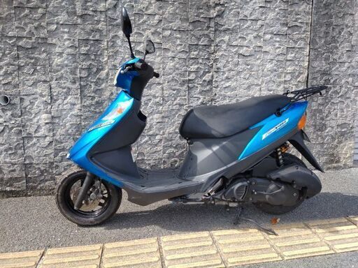 広島発！希少！激速！規制前K5モデル！スズキアドレスV125G　セキュリティアラーム付きモデル！人気のウイルズウィンマフラー付き！流石K5 速いです！　フロントタイヤ新品、リアタイヤも山バリ山！駆動系メンテナンス済み 広島発！希少！激速！規制前K5モデル！スズキアドレスV125G