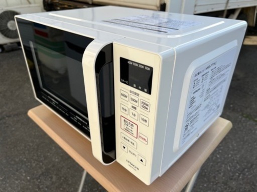 美品■日立 2020年製 電子レンジ フラット庫内 HMR-FT183■HITACHI 50/60Hz共用 単機能レンジ