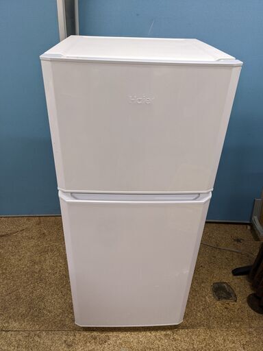 (売約済み)2017年製 Haier/ハイアール 冷凍冷蔵庫 JR-N121A 121L 2ドア 右開き LED庫内灯 耐熱天板 一人暮らしサイズ