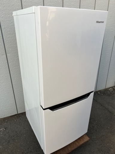 ■2ドア冷凍冷蔵庫 2020年製 Hisense HR-D1302■ハイセンス ホワイト白 単身向け冷蔵庫 1人用