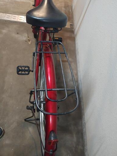 かわいい真っ赤な自転車26インチ
