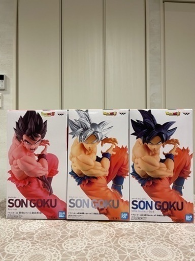 ドラゴンボール超プライズ　孫悟空3種類コンプリートセット