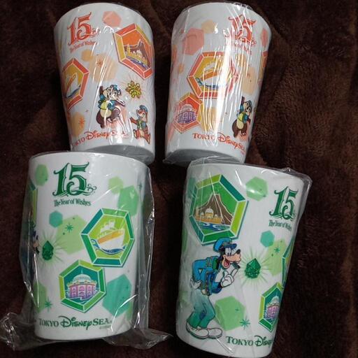 お譲り先決まりました Uccオリジナル東京ディズニーシー15周年デザインコップ ゆみ 福山の食器 コップ グラス の中古あげます 譲ります ジモティーで不用品の処分