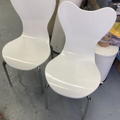 詳細不明 樹脂製 椅子 イス 2個セット チェア Chair