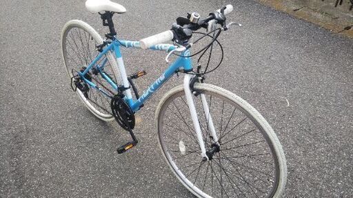 nexthleクロスバイク水色