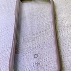 【ネット決済・配送可】iphoneSE2ケース　iFACE透明ケース