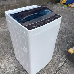 【ネット決済・配送可】【配送設置無料】ハイアール 洗濯機 2018年製