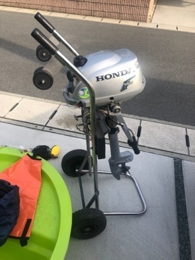 二分割ボート&二馬力船外機セット