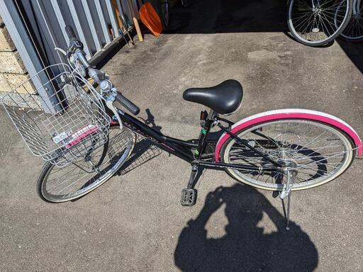 【カギ付けました】自転車　24インチ　女児