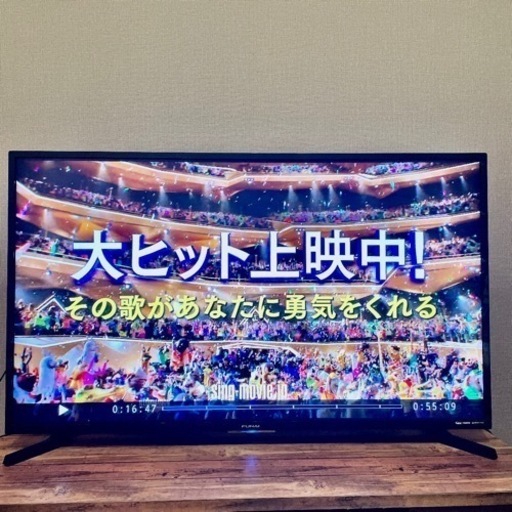 FUNAI 4K液晶テレビ49V型　2019年製