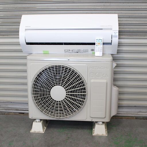 T660) 日立 6畳用 2.2kw 単相100V 2019年製 ルームエアコン エアコン内部クリーン RAS-D22J(W) 白くまくん 家電 冷蔵 暖房 HITACHI
