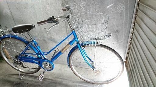 その他 自転車中古 Colorfuldays 外装6段変速 オートライト カゴリア 